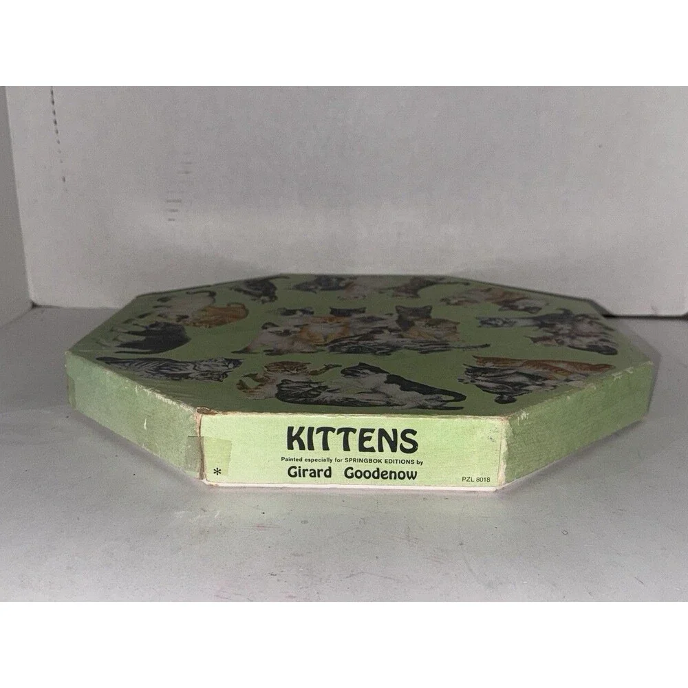 Vintage 1968 Springbok Kittens Okta Puzzle 500 Pc Girard Goodenow